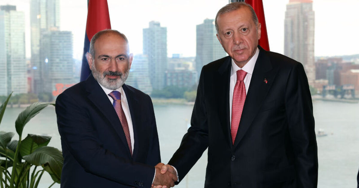 Son dakika haberi Cumhurbaşkanı Erdoğan, Paşinyan’ı kabul etti