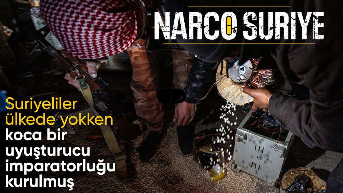 Suriye’de Beşar Esad’ın devrilmesinin ardından uyuşturucu imalathaneleri gün yüzüne çıkıyor